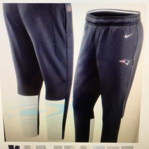 Nike NE Patriots navy/white sideline Dri-fit pants